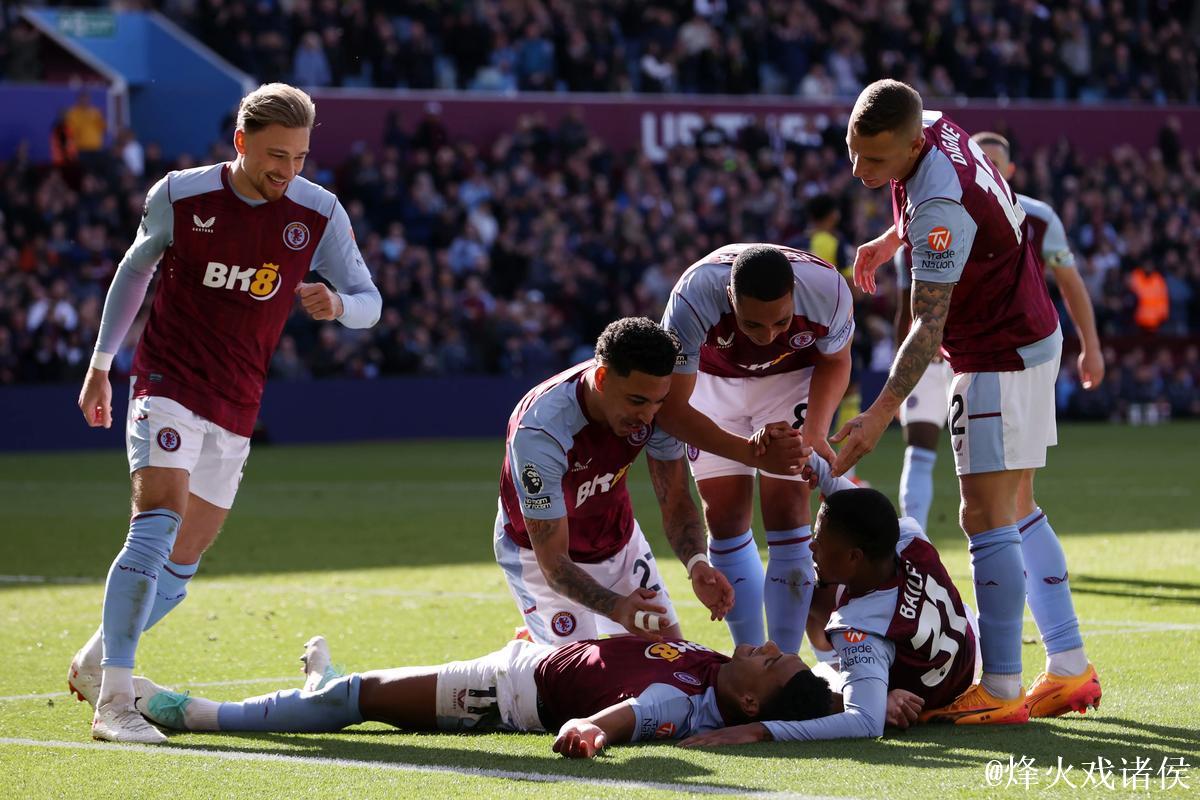 创队史纪录，维拉首次取得英超6连胜