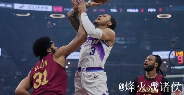 NBA-乔治32分马尔卡宁28+12 爵士客场击败骑士 NBA-乔治32分马尔卡宁28+12 爵士客场击败骑士